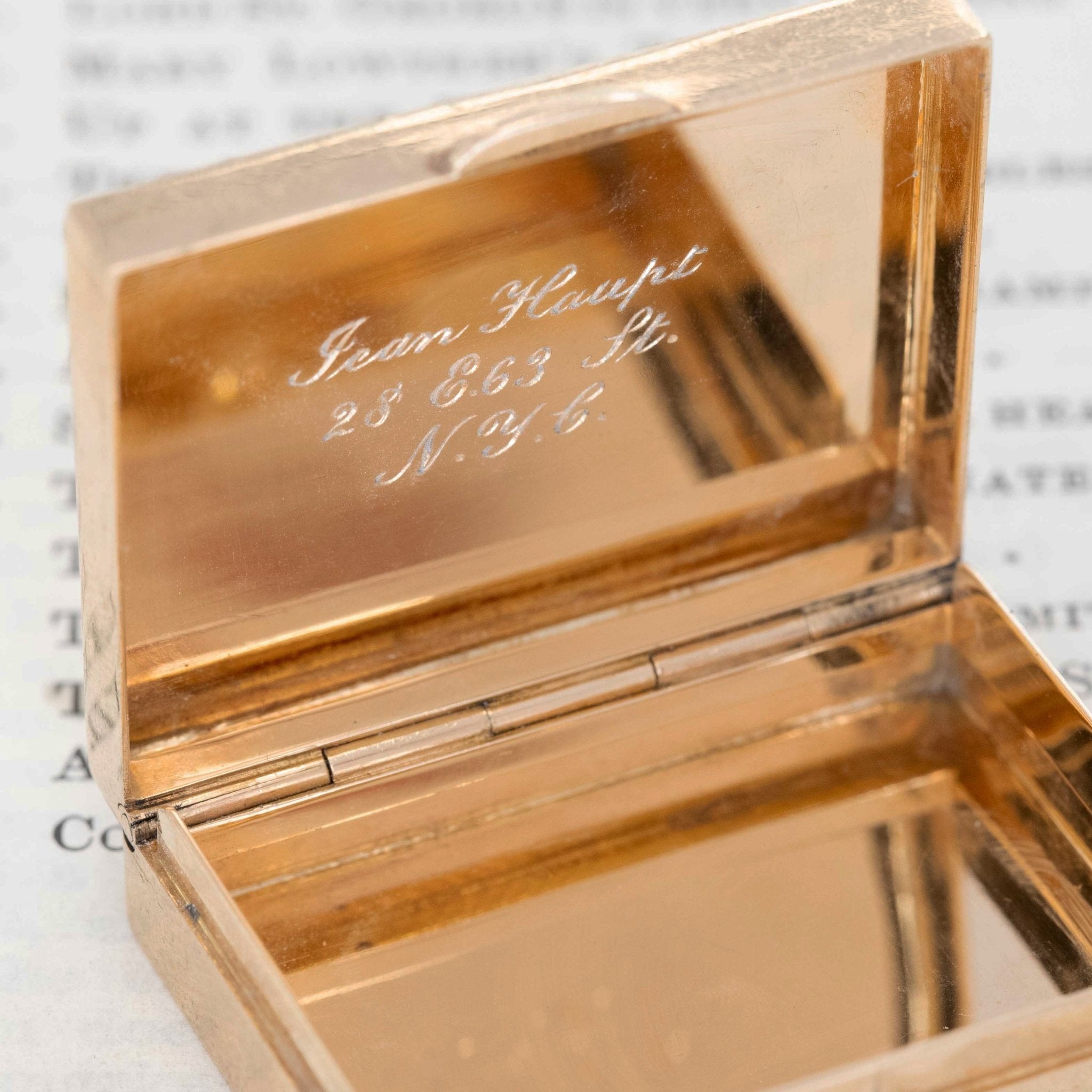 衛生日用品 Tiffany & Co.Vintage Pill Case Vintage Pill Box, by Tiffany & Co.
