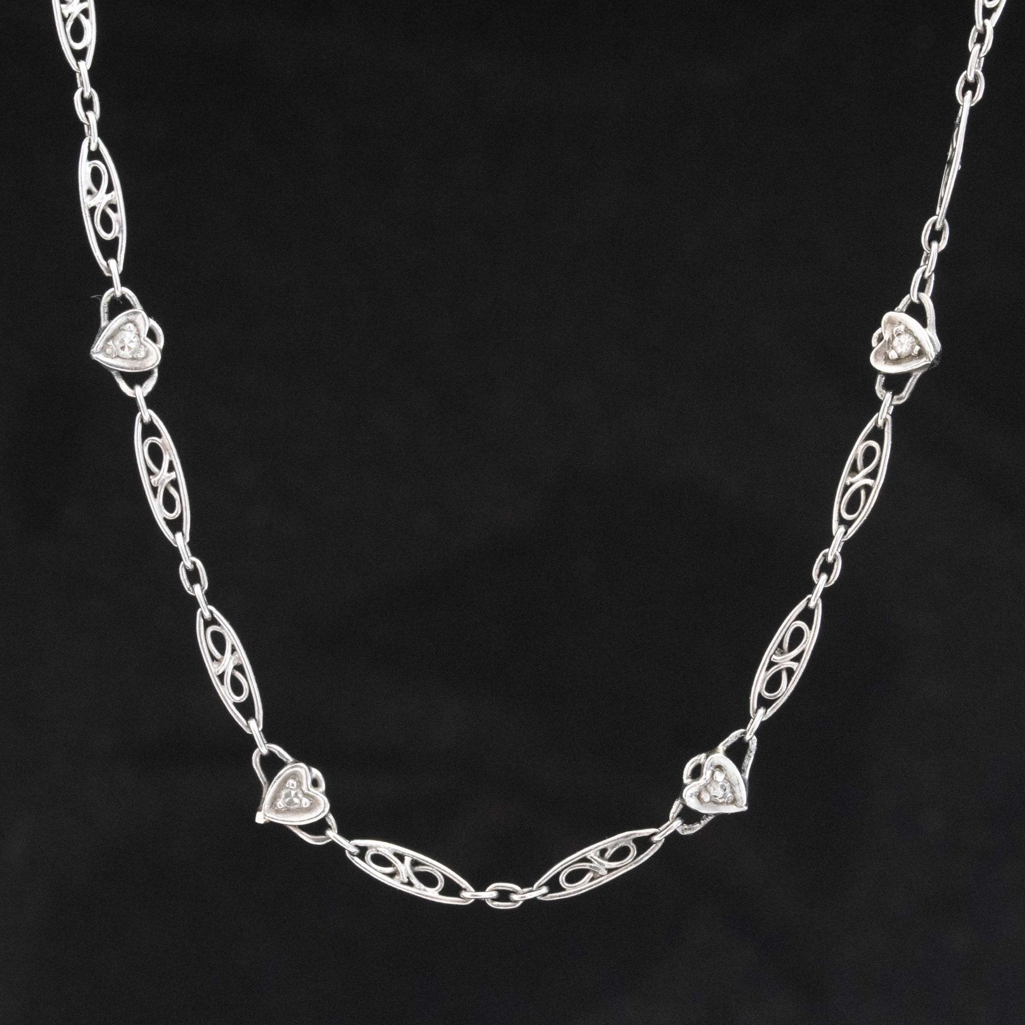 Vintage Platinum and Diamond Necklace