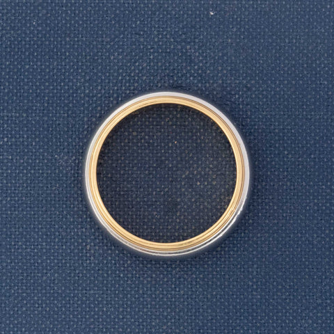 Vintage Platinum & Gold Wide Band, by Tiffany & Co.