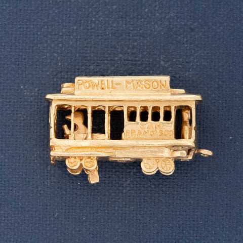 Vintage Powell-Mason Cable Car Charm