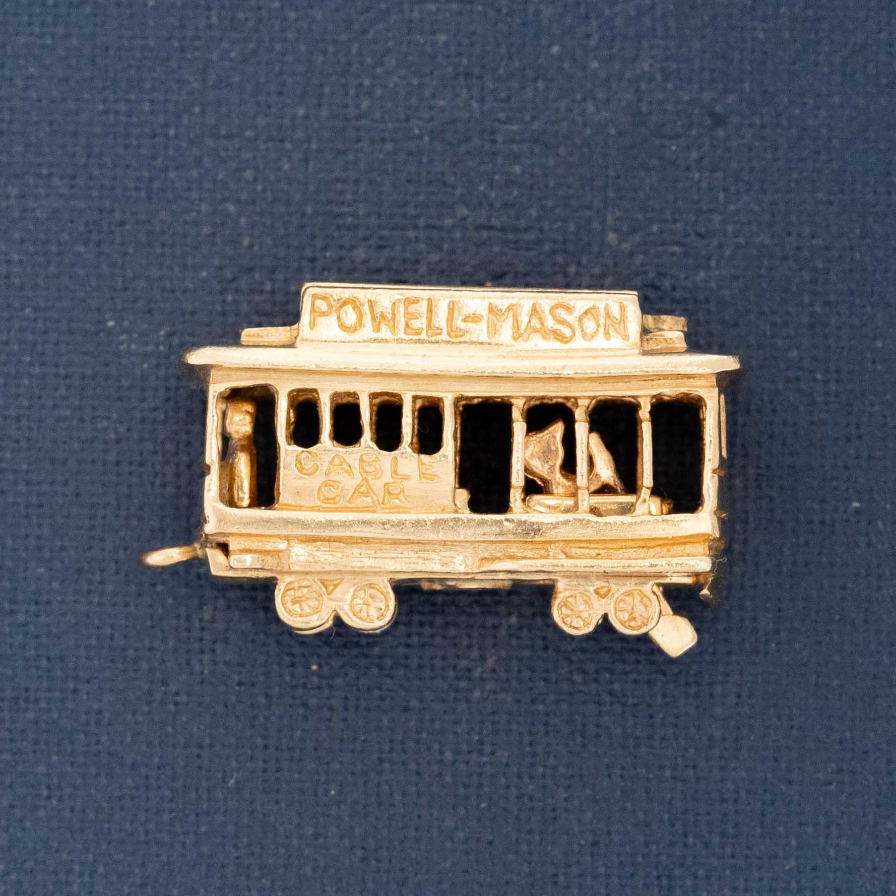Vintage Powell-Mason Cable Car Charm