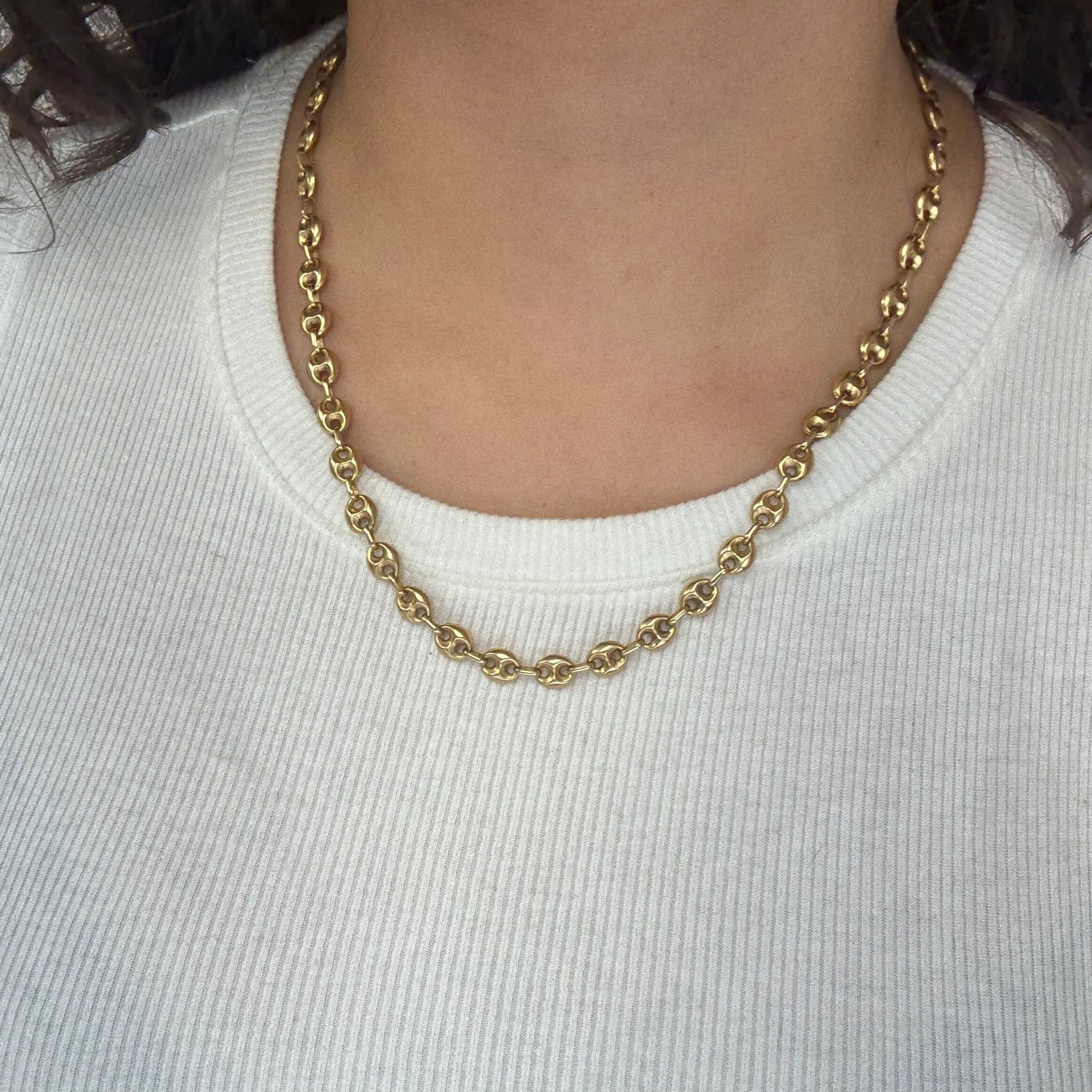 Vintage Puffy Mariner Link Chain