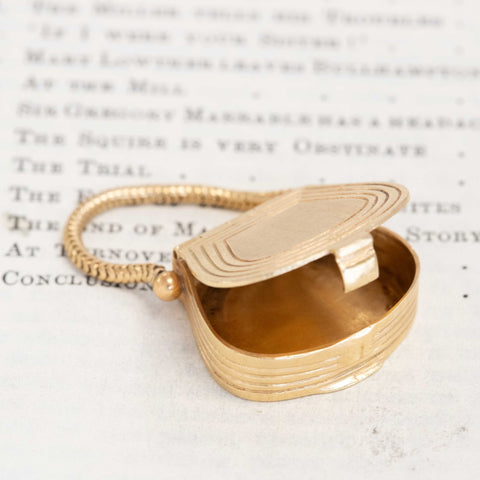 Vintage Purse Pill Box Pendant