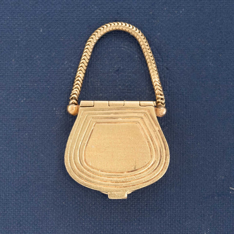 Vintage Purse Pill Box Pendant