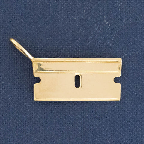 Vintage Razor Blade Charm