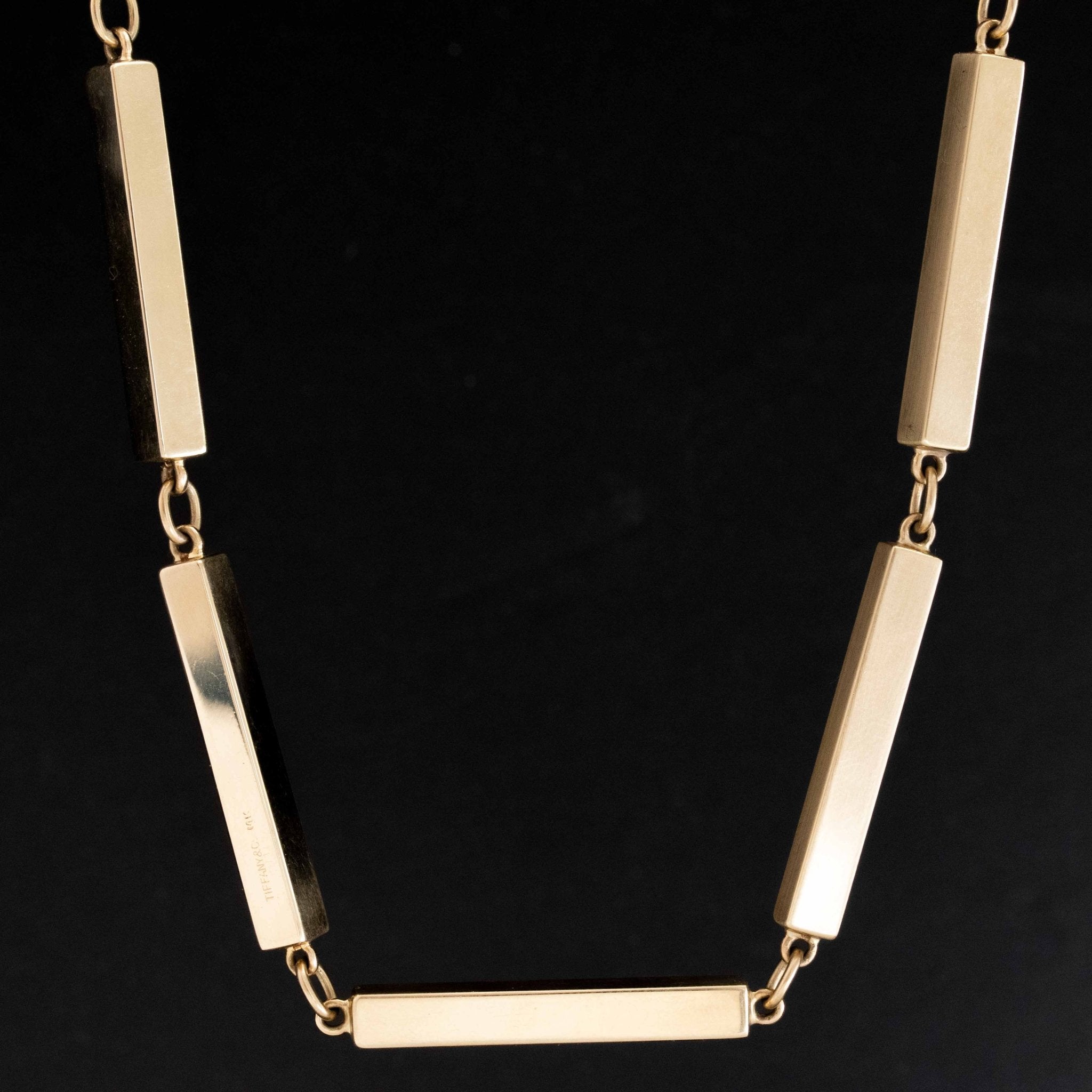 Vintage Rectangular Link Long Chain, by Tiffany & Co.