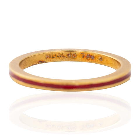 Vintage Red Enamel Band, by Hidalgo