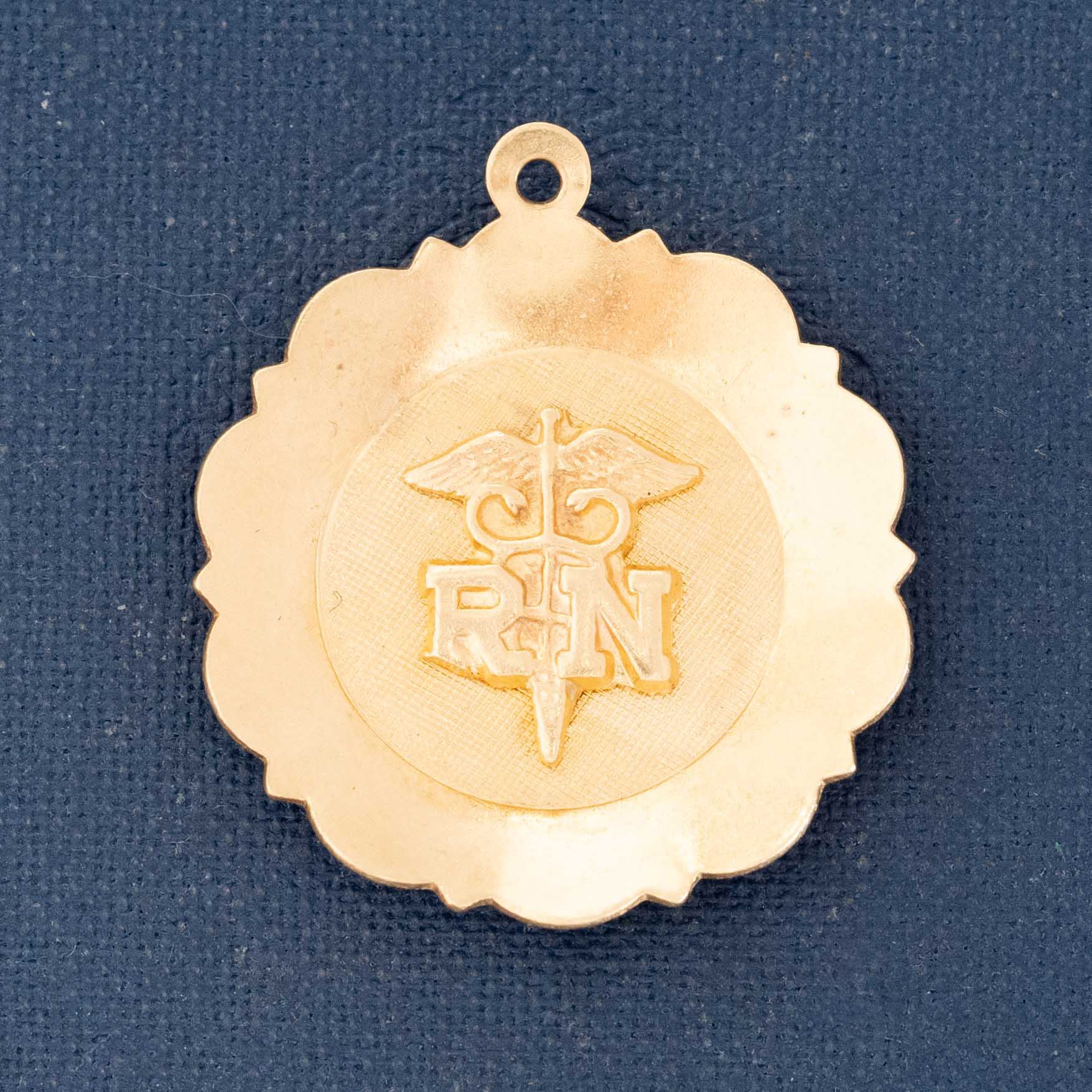 Vintage Registered Nurse Charm