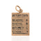 A Vintage yellow gold Report Card Charm