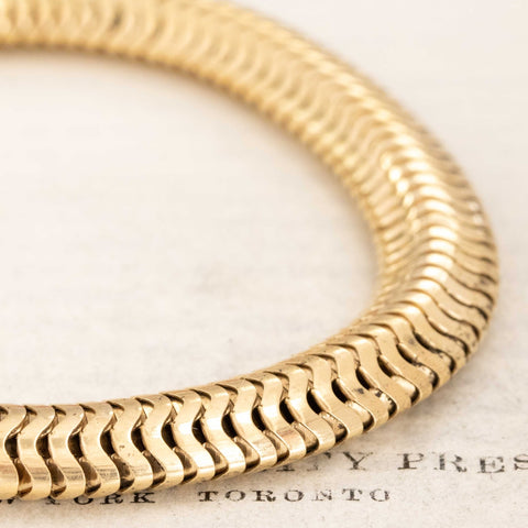 Vintage Retro Snake Chain Bracelet by Tiffany & Co.