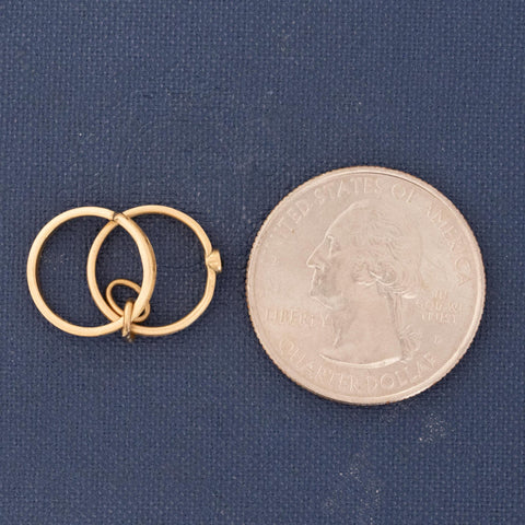 Vintage Ring Wedding Set Charm
