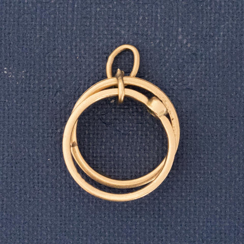 Vintage Ring Wedding Set Charm