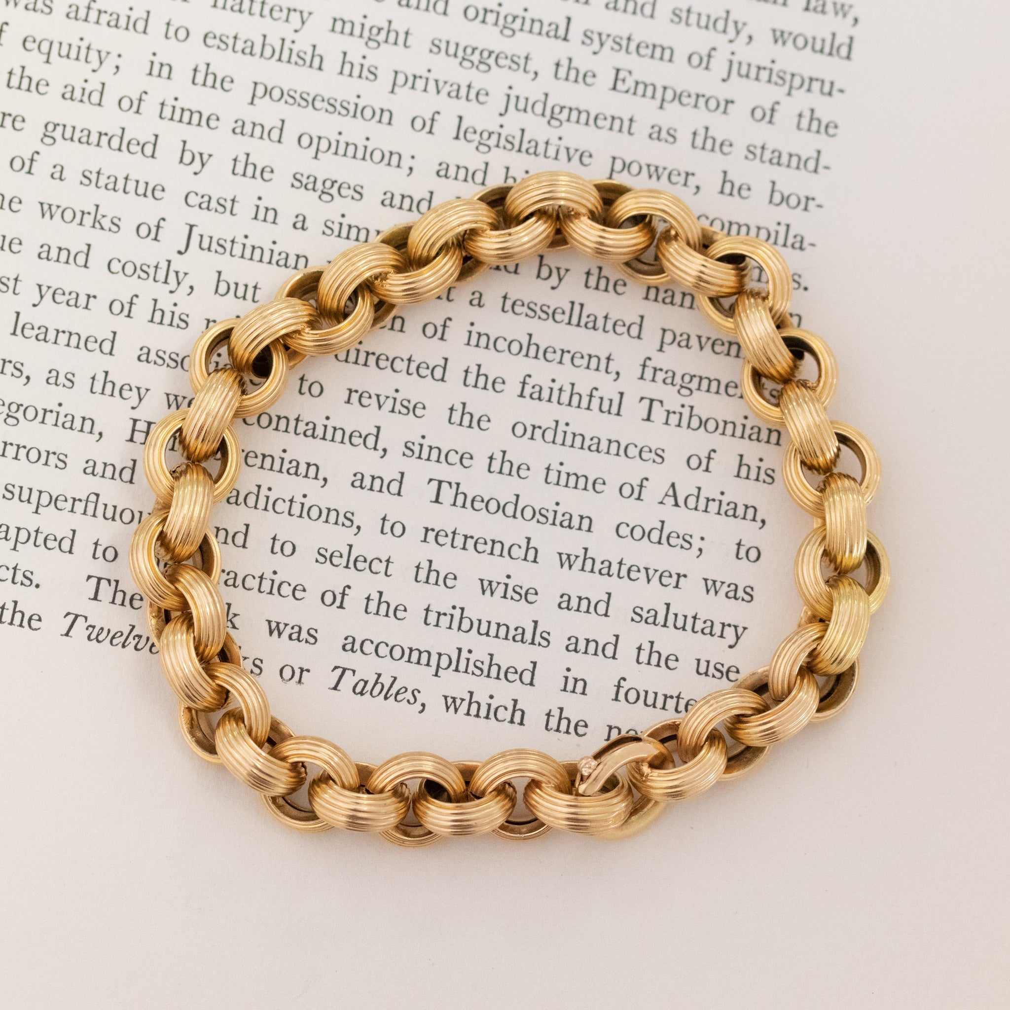 Vintage Rolo Chain Bracelet