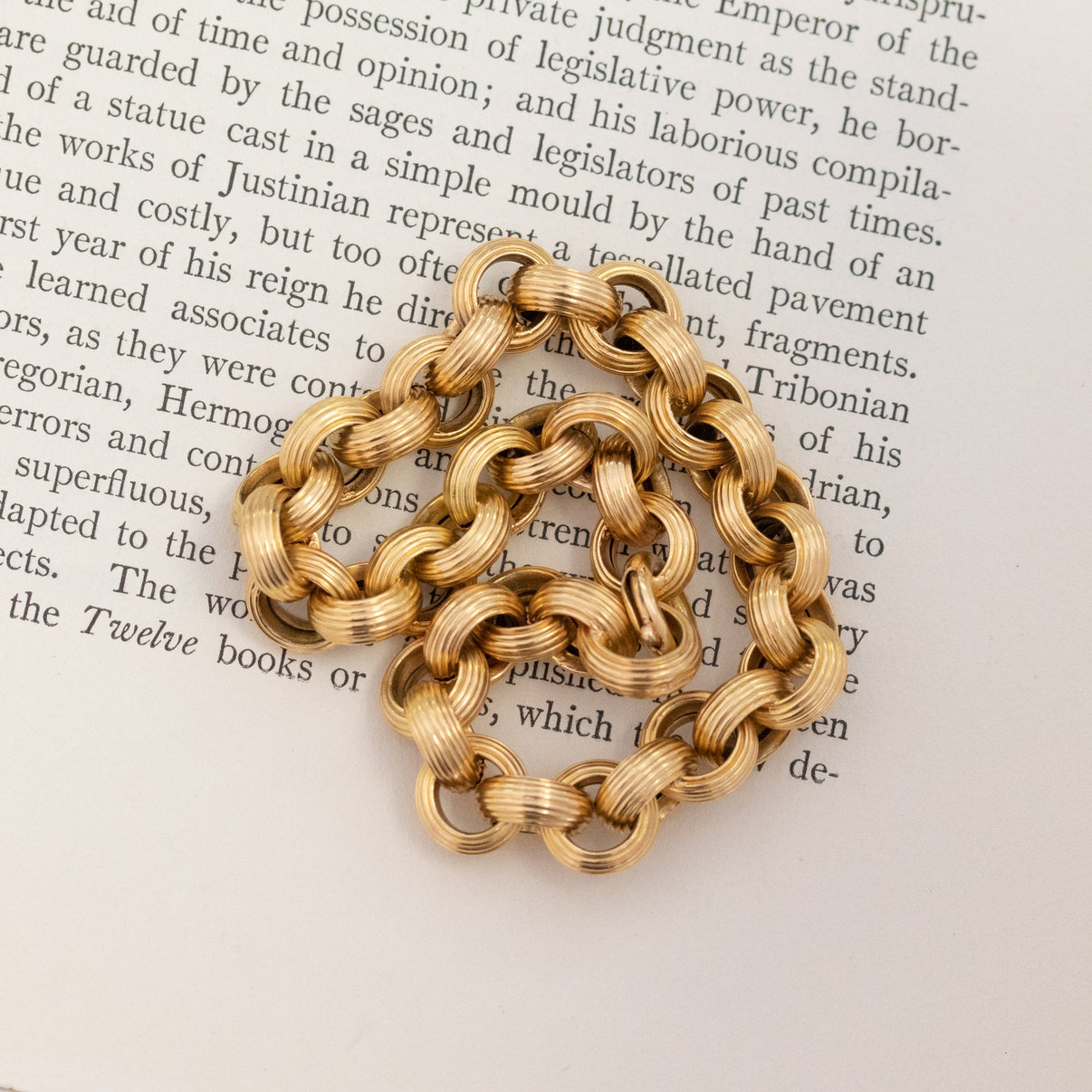 Vintage Rolo Chain Bracelet
