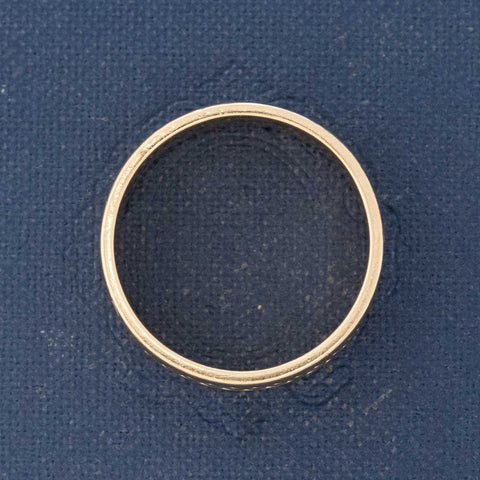 Vintage Rope Detail Wide Band