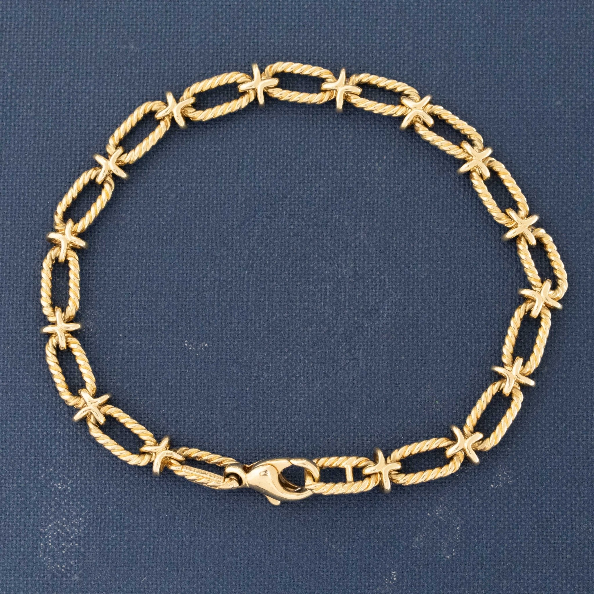 Vintage Rope Link Bracelet, by Tiffany & Co.