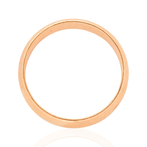 Vintage Rose Gold Wide Band, Russian