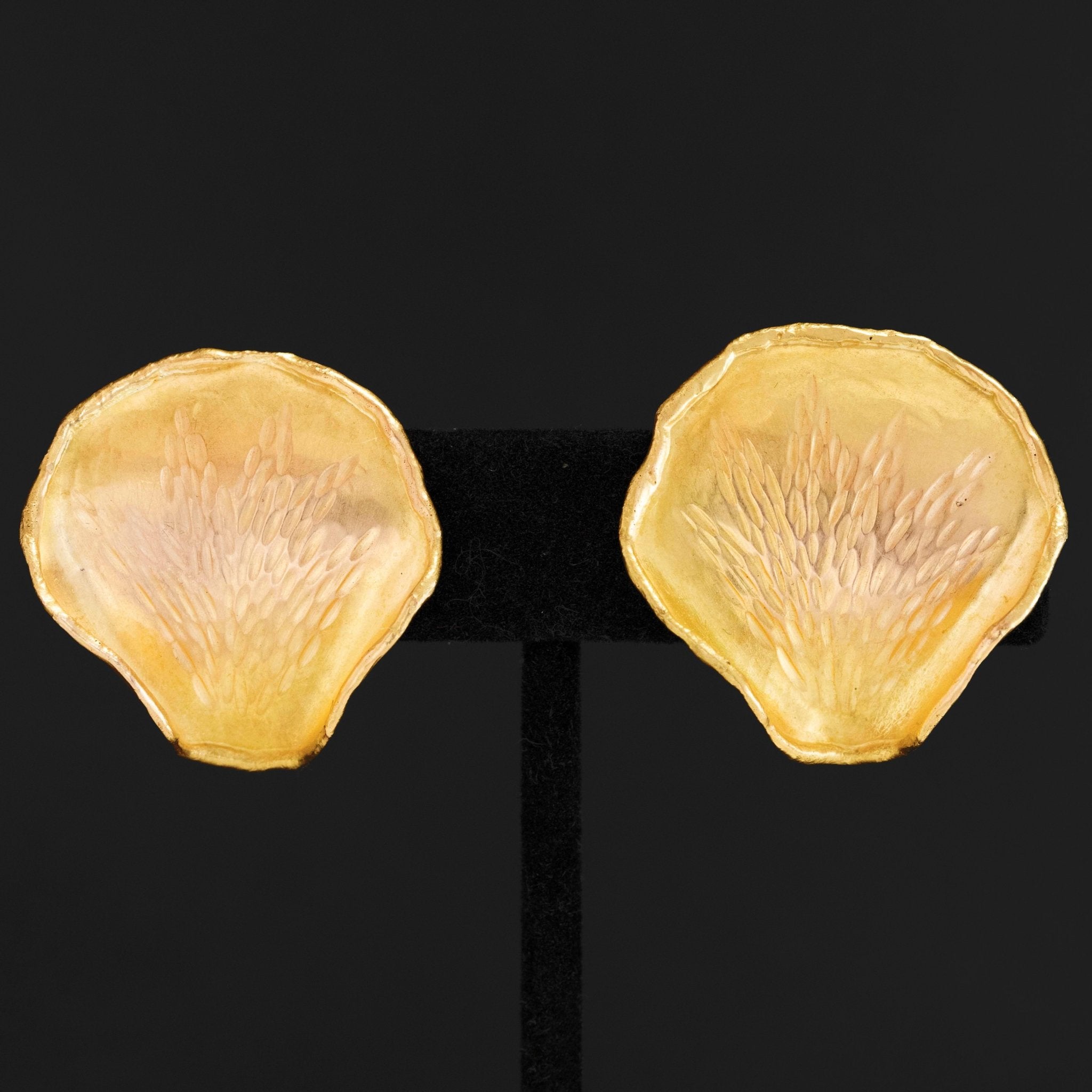 Vintage Rose Petal Earrings, by Tiffany & Co.