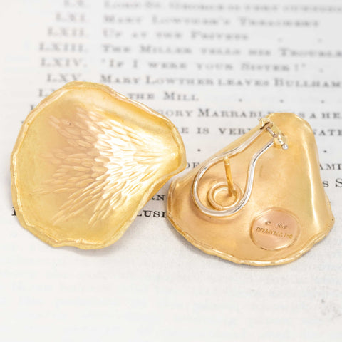 Vintage Rose Petal Earrings, by Tiffany & Co.