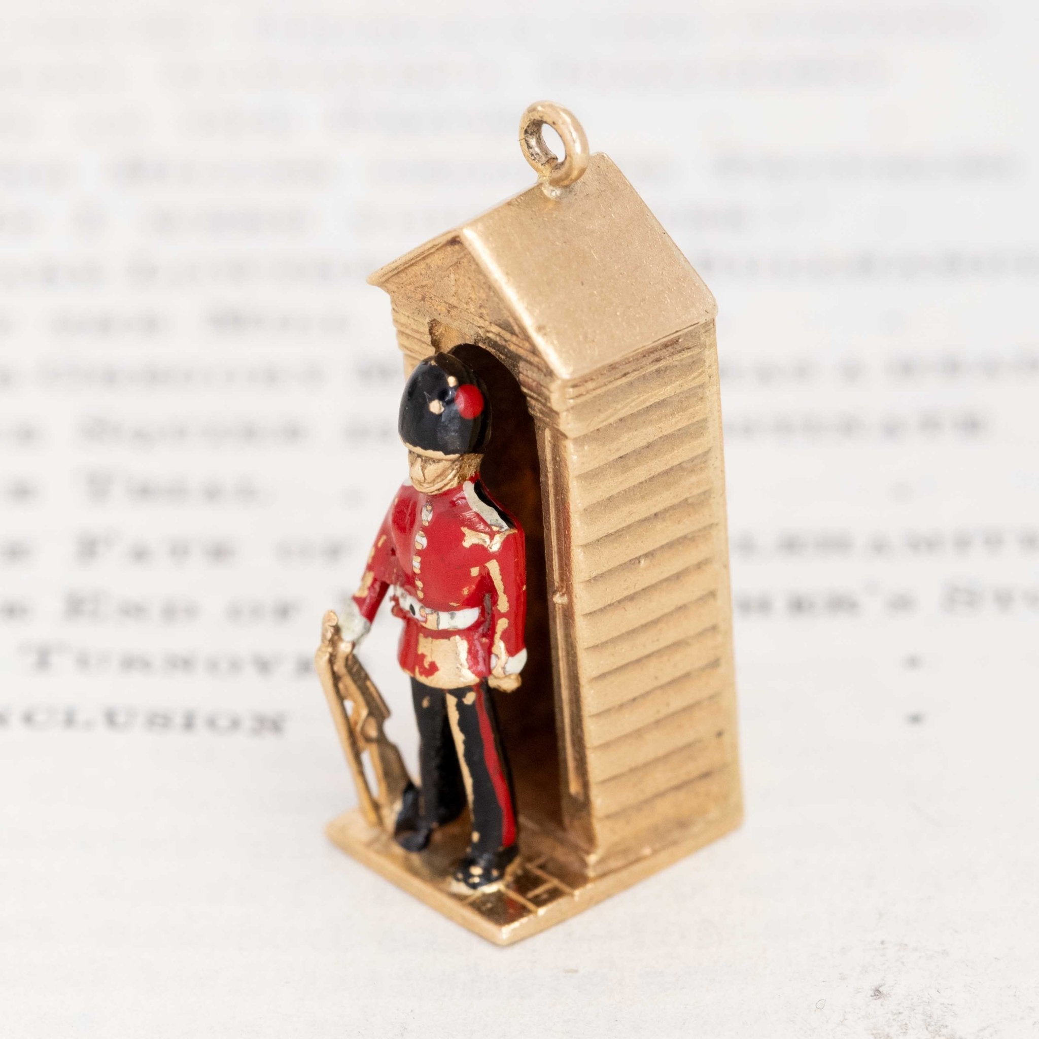 Vintage Royal Guard Charm, English
