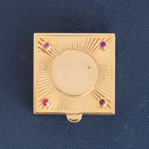 Vintage Ruby Pill Box, by Tiffany & Co.