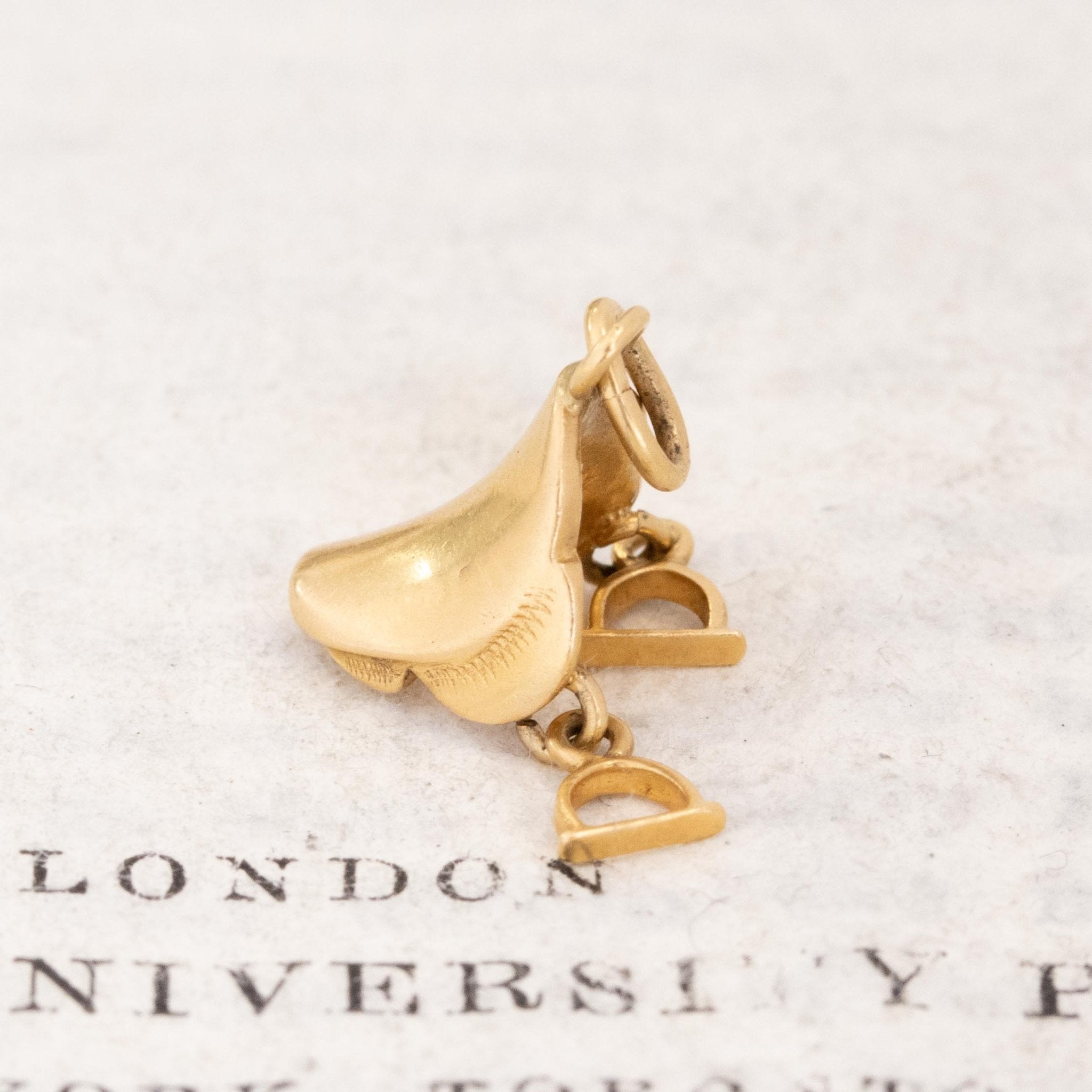 Vintage Saddle Charm