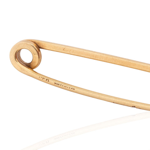Vintage Tiffany & Co. safety pin in 14kt yellow gold – alternate view 3