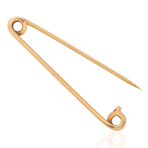 Vintage Tiffany & Co. safety pin in 14kt yellow gold