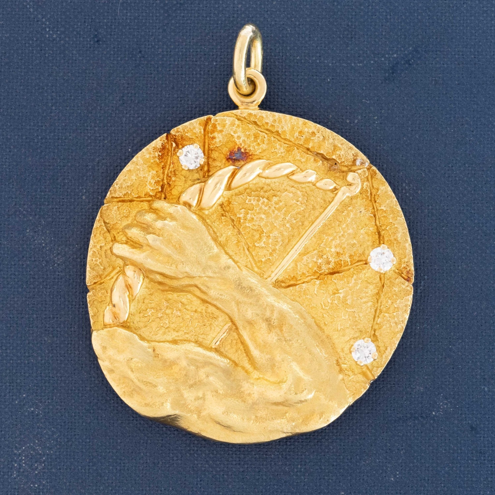 Vintage Sagittarius Zodiac Medallion, by Tiffany & Co.