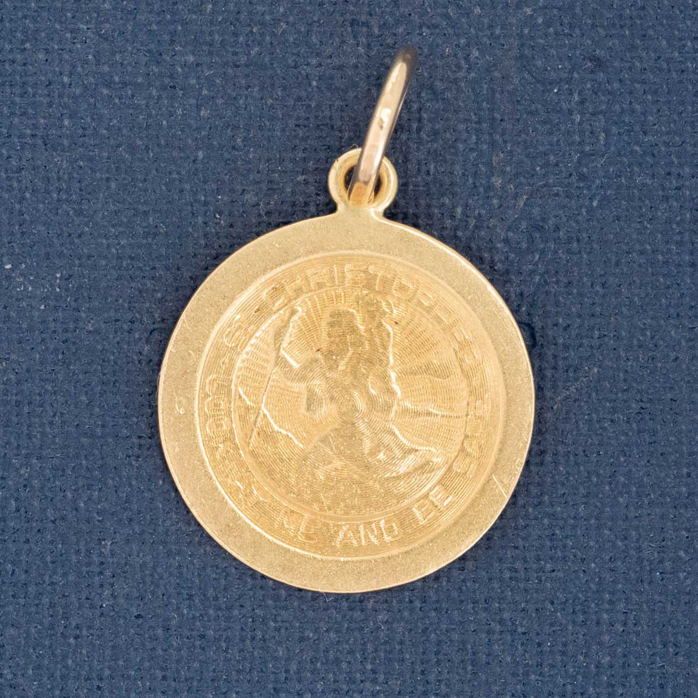 Vintage Saint Christopher "Look At Me And Be Safe", by Tiffany & Co.