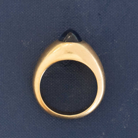 5.00ct Vintage Sapphire Cabochon Ring, by Cartier Paris
