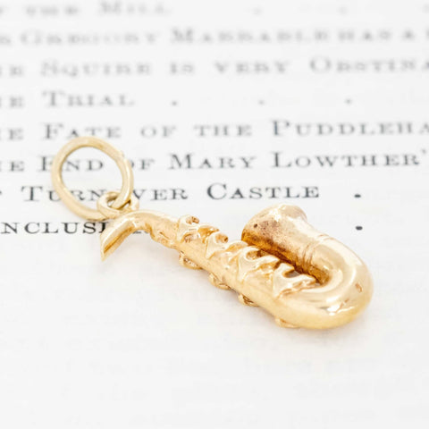 Vintage Saxophone Charm