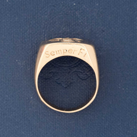 Vintage Semper Fi Signet Ring
