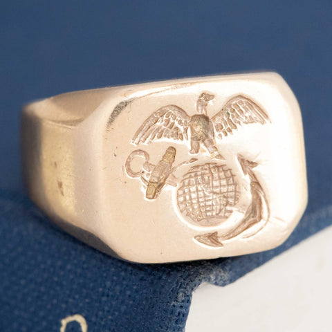 Vintage Semper Fi Signet Ring