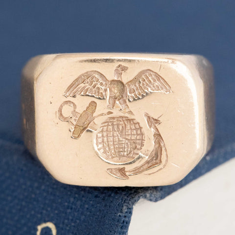 Vintage Semper Fi Signet Ring