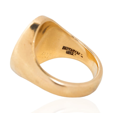 Vintage "Sempre Paratus" Signet Ring, by Tiffany & Co.