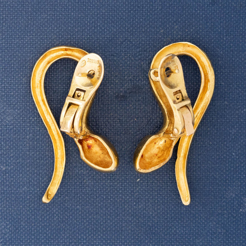 Vintage Serpent Earrings, by Lalaounis