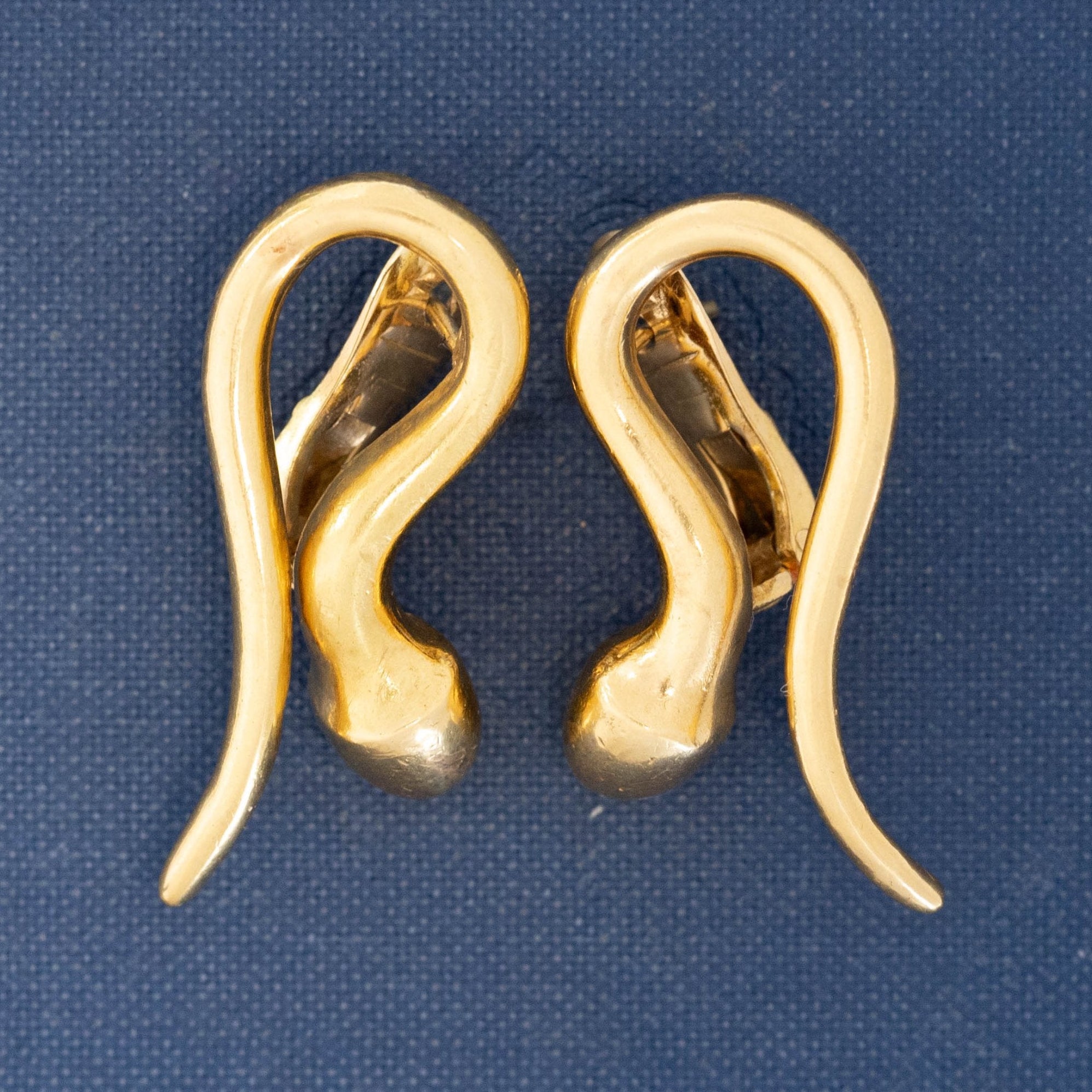 Vintage Serpent Earrings, by Lalaounis