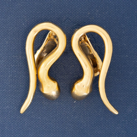 Vintage Serpent Earrings, by Lalaounis