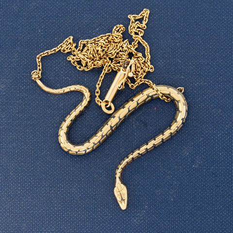 Vintage Serpent Necklace