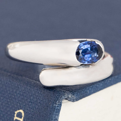Vintage Serpenti Sapphire Ring by Bvlgari