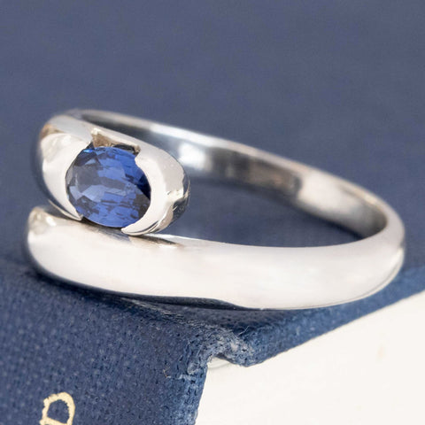 Vintage Serpenti Sapphire Ring by Bvlgari