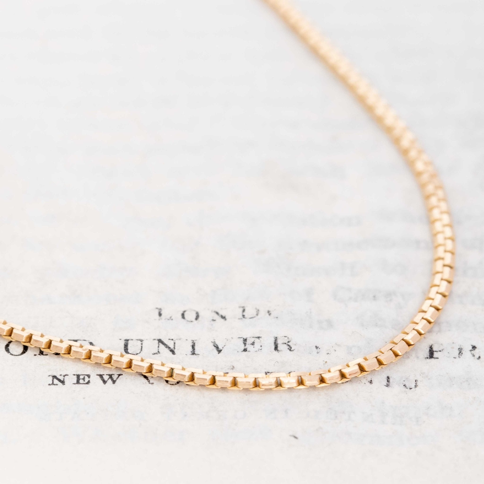 Close-up of vintage serpentine necklace, midcentury design