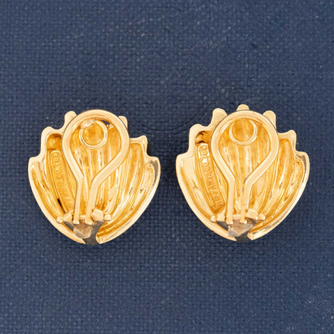 Vintage Shell Clip-On Earrings, by Tiffany & Co.