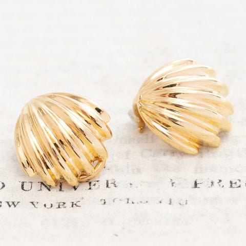 Vintage Shell Clip-On Earrings, by Tiffany & Co.