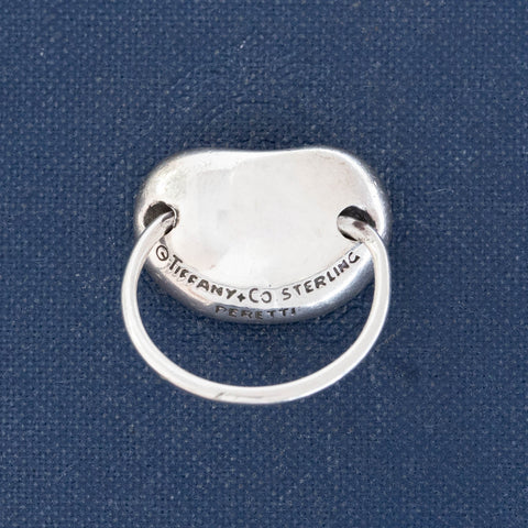 Vintage Elsa Peretti for Tiffany & Co. silver bean ring – alternate view 5