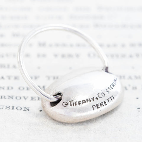 Vintage Silver Bean Ring, by Elsa Peretti for Tiffany & Co.