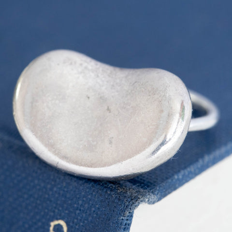 Vintage Silver Bean Ring, by Elsa Peretti for Tiffany & Co.