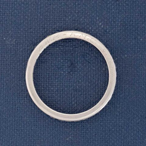 .70ctw Vintage Single Cut Diamond Eternity Band