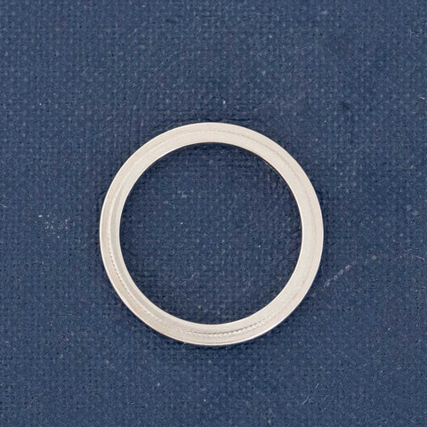 Vintage Slim Platinum Band with Milgrain, by Tiffany & Co.